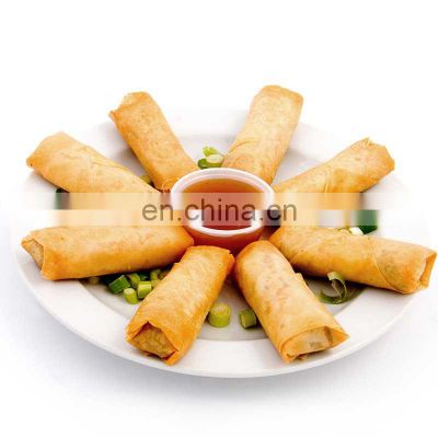 Sinocharm lower price high quality IQF Chinese Spring Roll Frozen Vegetables Spring Roll for sale