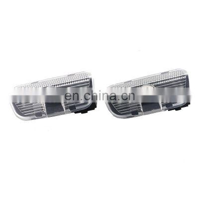 2Pc Led Car Door Welcome Light Projector Logo Laser Ghost Shadow Light For Skoda Octavia A5 Superb old Febia Roomster