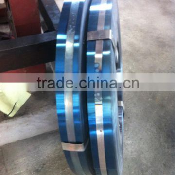 Blue polished hardened and tempered carbon steel strip