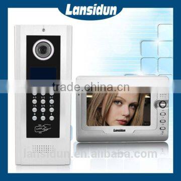 7"apartment interphone smart video doorbell for flat intercom