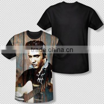 New customized sublimation t-shirt/all over sublimation printing t-shirt/dye sublimation t-shirt printing BI-3065