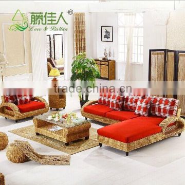 Modern Interior Wicker Handicraft Hand Woven Living Room Sofa Couch Set Natural Rattan Indoor Furniture                        
                                                Quality Choice