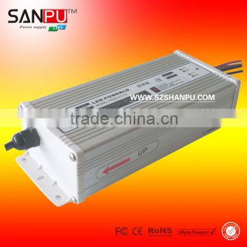 SANPU 2013 hot selling CE ROHS 150W led waterproof dc power supply zhaoxin led strip light transformer dali led driver