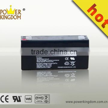 Excellent maintenance free sealed lead acid 6v 5ah battery for power supply