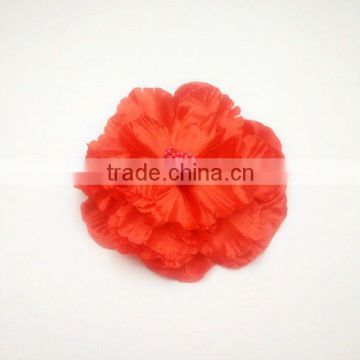 fashion flower brooches with feather for custome 02201121