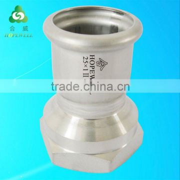 stainless steel female thread adapter
