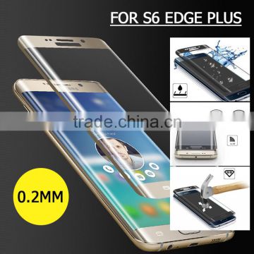 high clear tempered glass screen protector for huawei samsung s6 edge transparent film protector