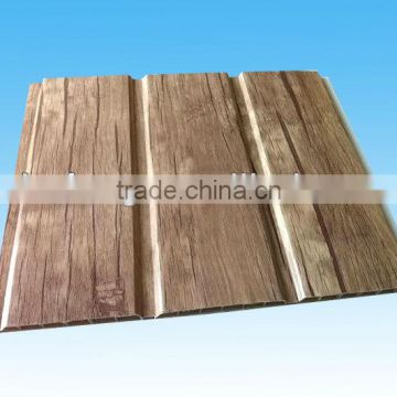 PVC ceiling panel 3- grooves lamination Antique teak