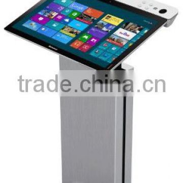 Aluminum all-in-one-PC support lectern