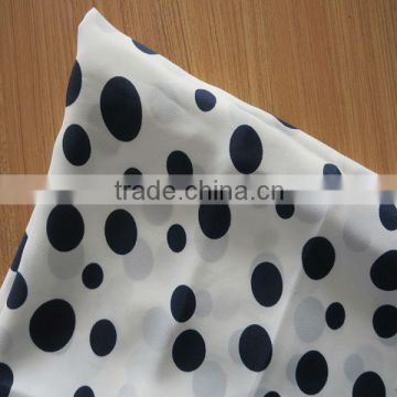 dot printed desgin chiffon fabric/polyester chiffon fabric