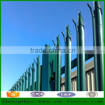 Factory directly sale galvanized Powder coated palisade fence wall and fence gate