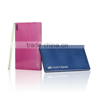 SCUD New product 2000 mAh Name card size portable phone charger slim power bank