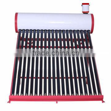 high quality solar water heater with low pressurized, CE and ISO]