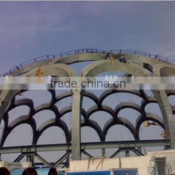 competitive price for prefab light steel dome structure