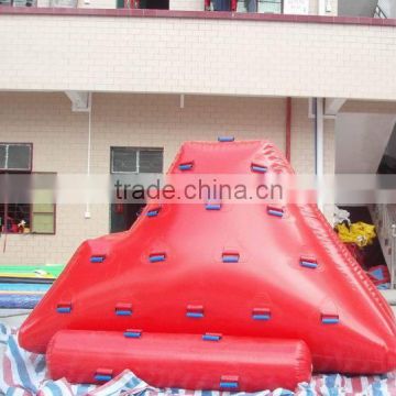 hot games inflatable iceberg climbing wall for sale