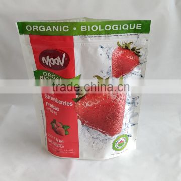 FDA Quality frozen stand up packaging bag