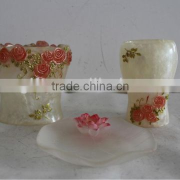 charming wholesale polyresin bathroom product sets