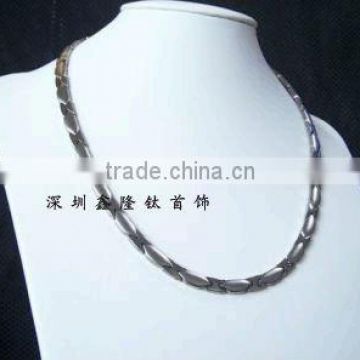 TT23 Health Necklace Titanium Mesh Jewelry