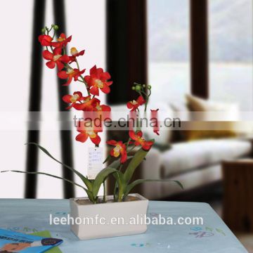 2015 Cheap Decorative Red Orange Artificial Gladiolus Flower