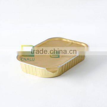 Sealable and Retortable Golden/Silver Color Aluminium Container