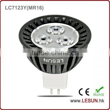 Mini spot DC12V 3*1W led spot showcase light LC7123Y