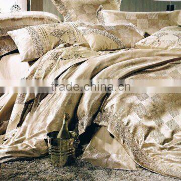 100%cotton jacquard sateen bedding sets