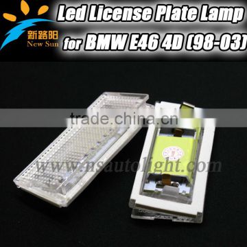Led License Plate Lamp Led Number Plate Light Led License Plate Light For BMW E46 5D