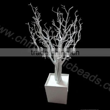 hot sell 100CM potted wedding tree for table centerpiece beaded tree