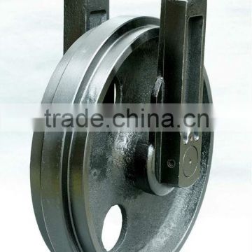 Forging PC100 Excavator Parts Front Idler assy