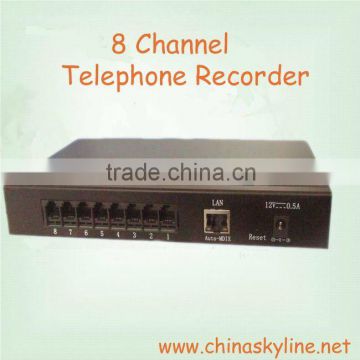 8 lines phone call recorder, with 8G internal memeory, Promotion!