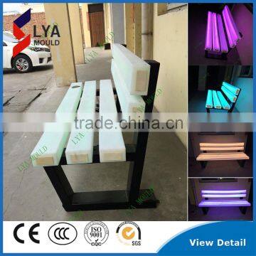 Color change led light chair