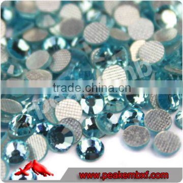 Bling Loose Rhinestone Sky Blue For Apparels Iron on Transfer