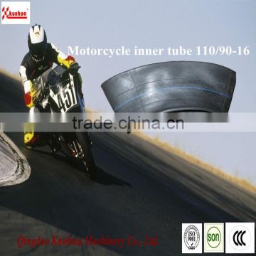 China qingdao kunhua hot sale natural rubber motorcycle inner tube 110/90-16 factory price