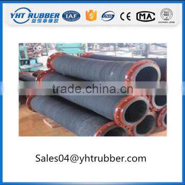 rubber flexible flanged dredging hose made in China