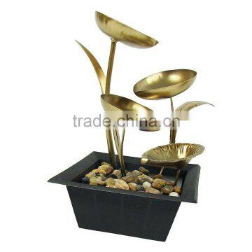 Four Leaf Cascading Tabletop Fountain