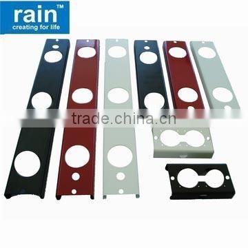 Customized colourful deep drawing metal stamping part laser cutting with favourable in dongguan