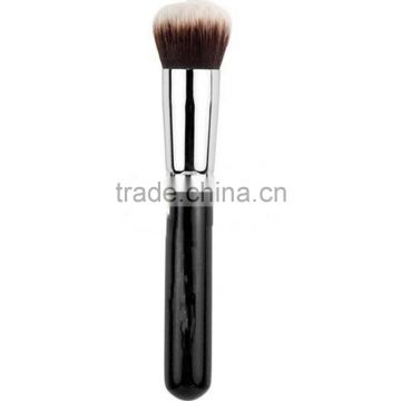 NEW Soft Synthetic Large Cosmetic Blending Foundation Silver Professional Makeup Brush Private Label Makeup Brush