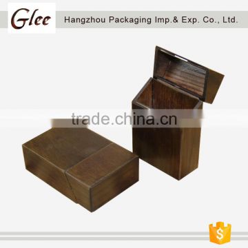 Hot sale Eco-friendly OAK handmade custom wooden cigarette box