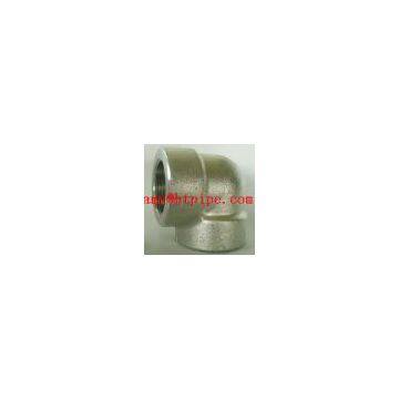 stainless ASTM A182 F304l socket weld 90deg elbow