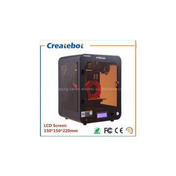 Createbot High Precision Best Price Household MINI 3D Printer Dual Nozzle LCD Screen 3D Printer with Heatbed Support ABS/PLA