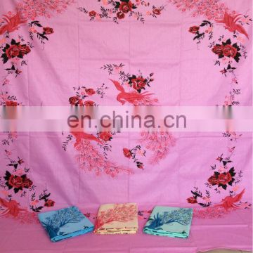T/C printed bed sheet with classic 777 flower designs