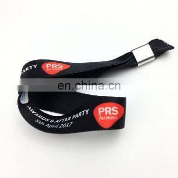 custom fabric wristband for event/festival woven wristband/woven bracelet