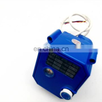with manual operation auto to return 2wires CR04 NC NO brass ss304 CWX-25S electronic motor operated ball valves