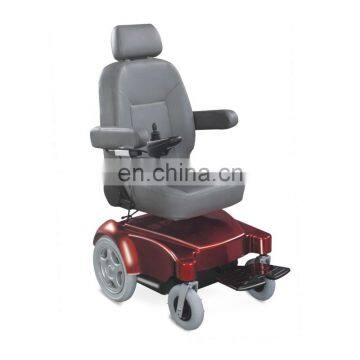 Comfortable vehicle seat high back motorized handicapped power electric wheelchair