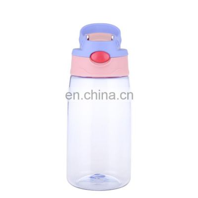 Eco-friendly 400ml tritan straw water bottle  plastic bottle with custom logo