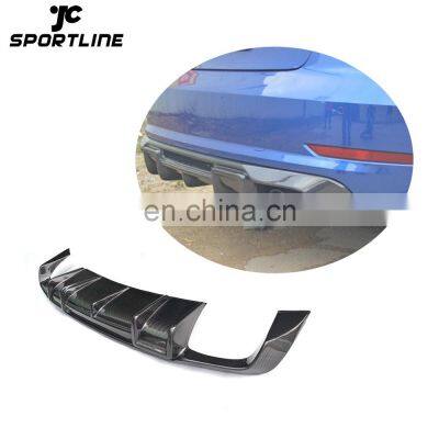 2015 2016 RS style Carbon S3 Rear Bumper Lip for Audi A3 S3 Bumper Sedan