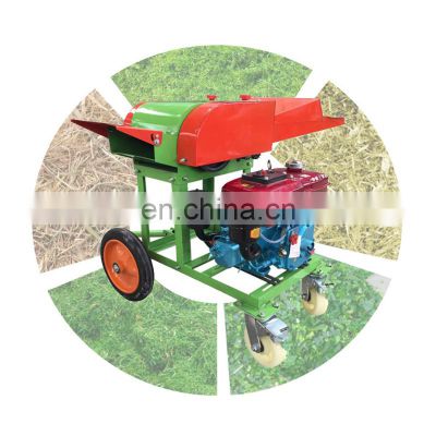 Animal Feed Corn Silage Grass Agricultural Mini Hay Chaff Cutting Machine Price