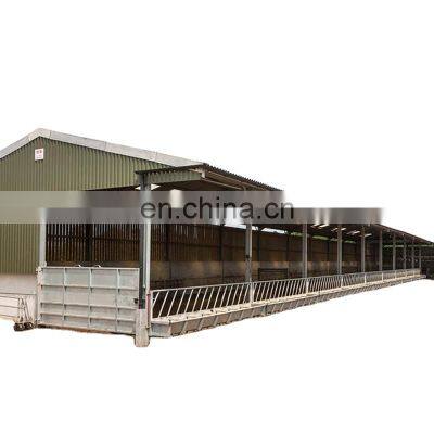 China Made Steel Structure Fabricated Goat Farm Sheds Design