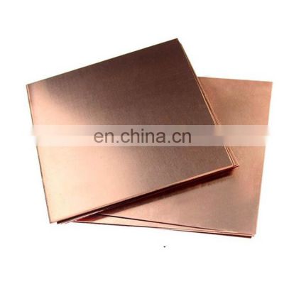 High Quality Pure Copper Plate Copper Sheet in different thickness directly from manufacturer
