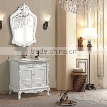 High quality vanity oak wood free bathroom cabinet